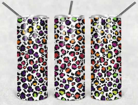 Rainbow Leopard Print 20oz Tumbler