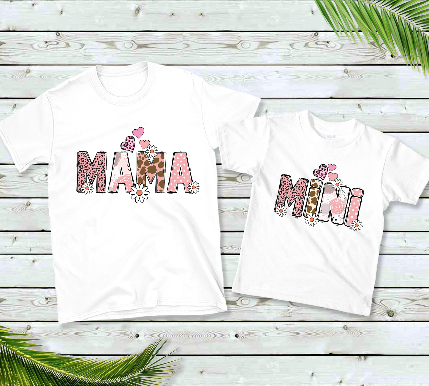 Matching Mama and Mini t-shirts