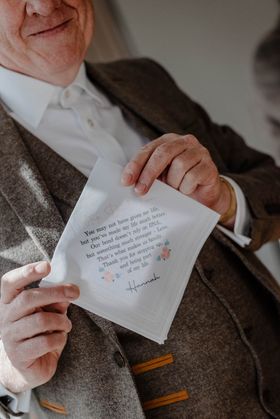 Personalised handkerchief