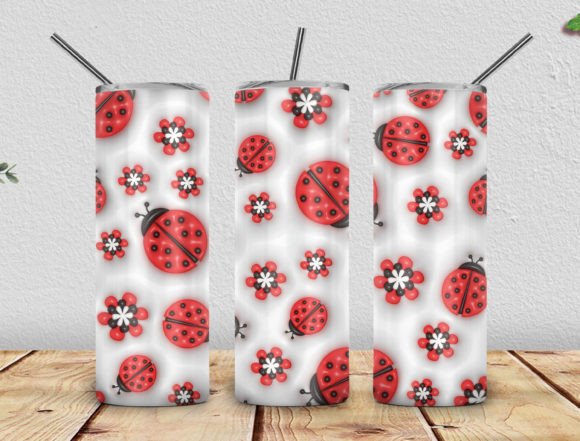 Ladybug 20oz tumbler