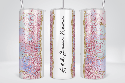 Glitter name 20oz Tumbler