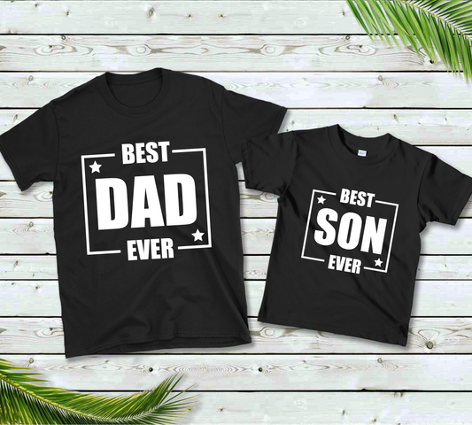Dad and Son matching t-shirts