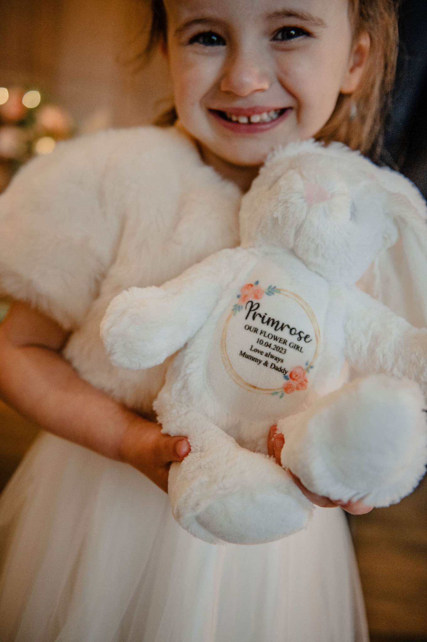 Flower girl/Bridesmaid teddy