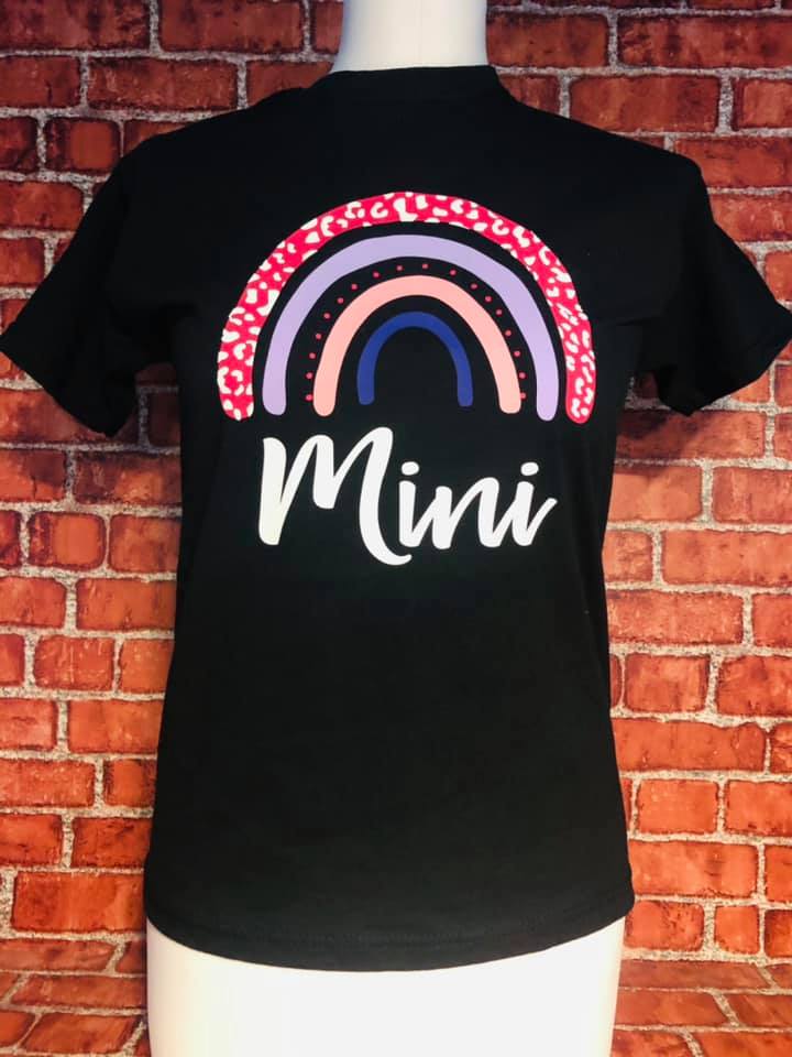 Mama and Mini Matching Rainbow T-shirt