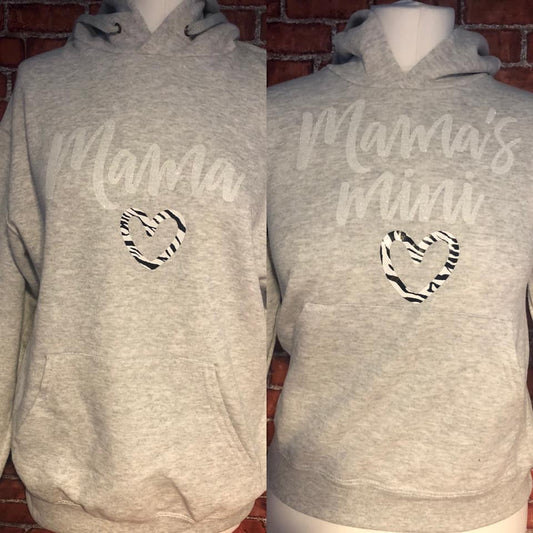 Mama & Mama's mini matching hoody