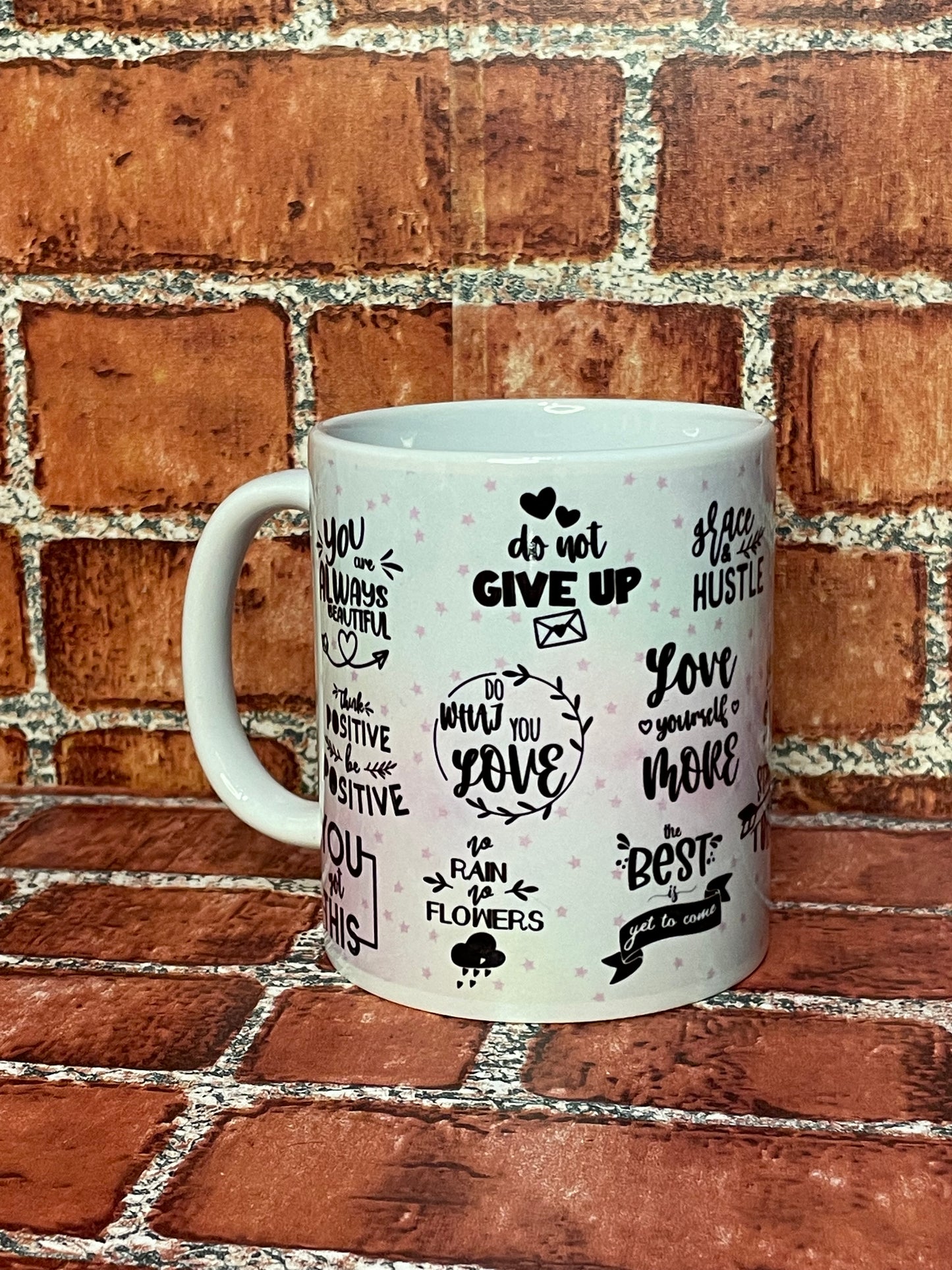 Positive quotes mug