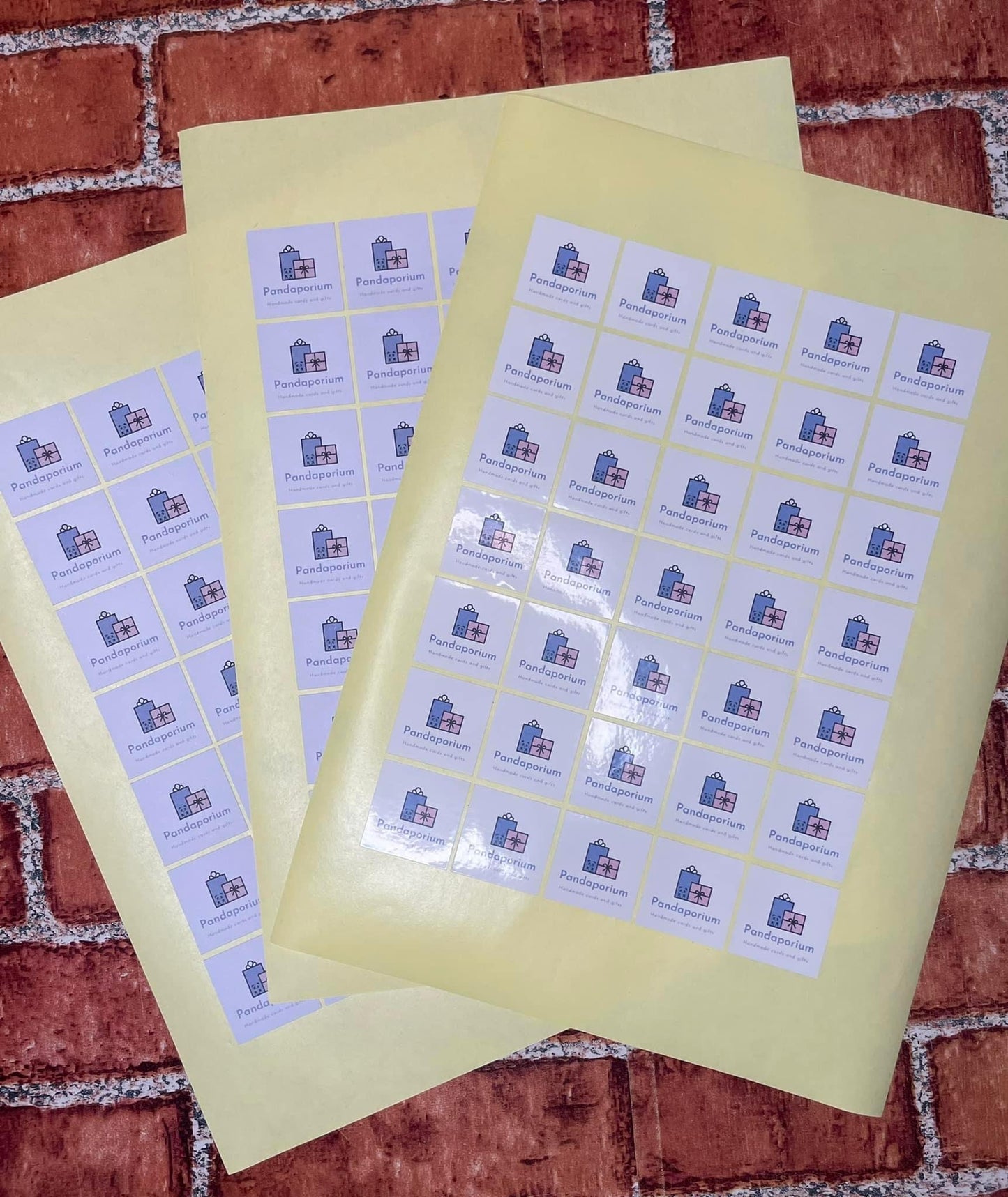 Square stickers