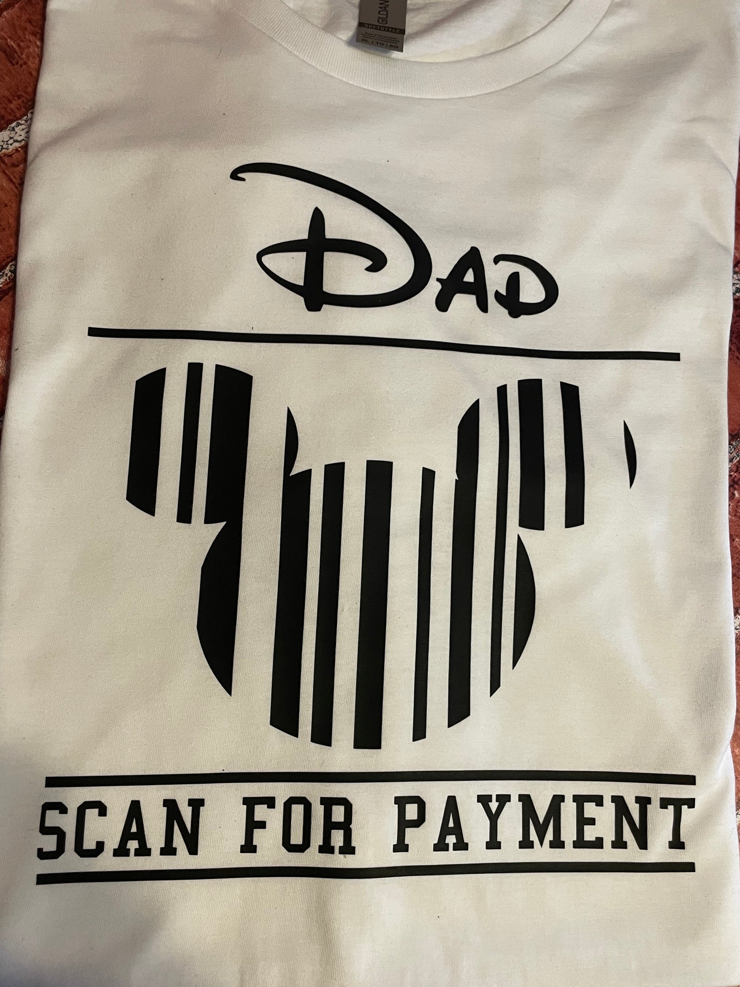 Scan for payment T-shirt