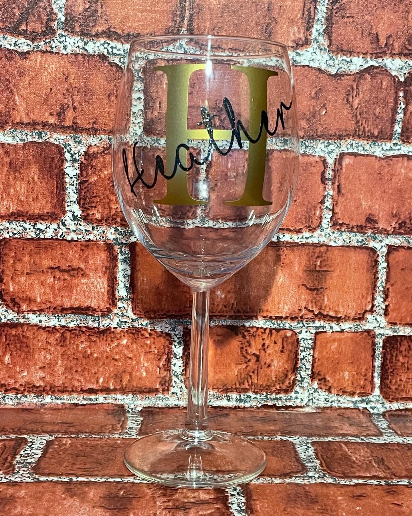 Personalised Wine Glass