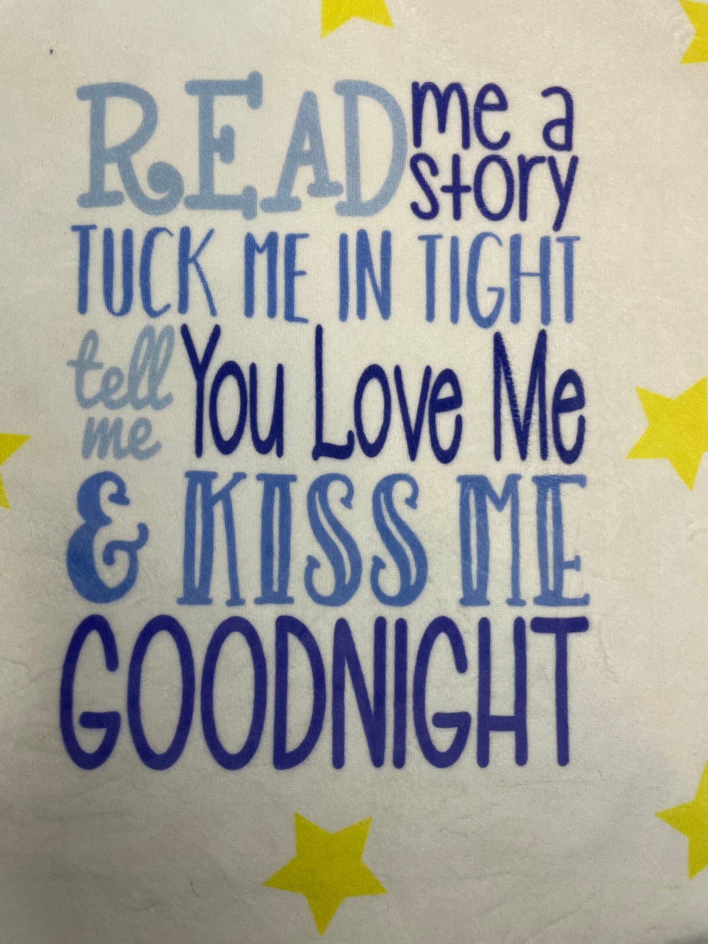 ‘Read me a story’ cushion cover