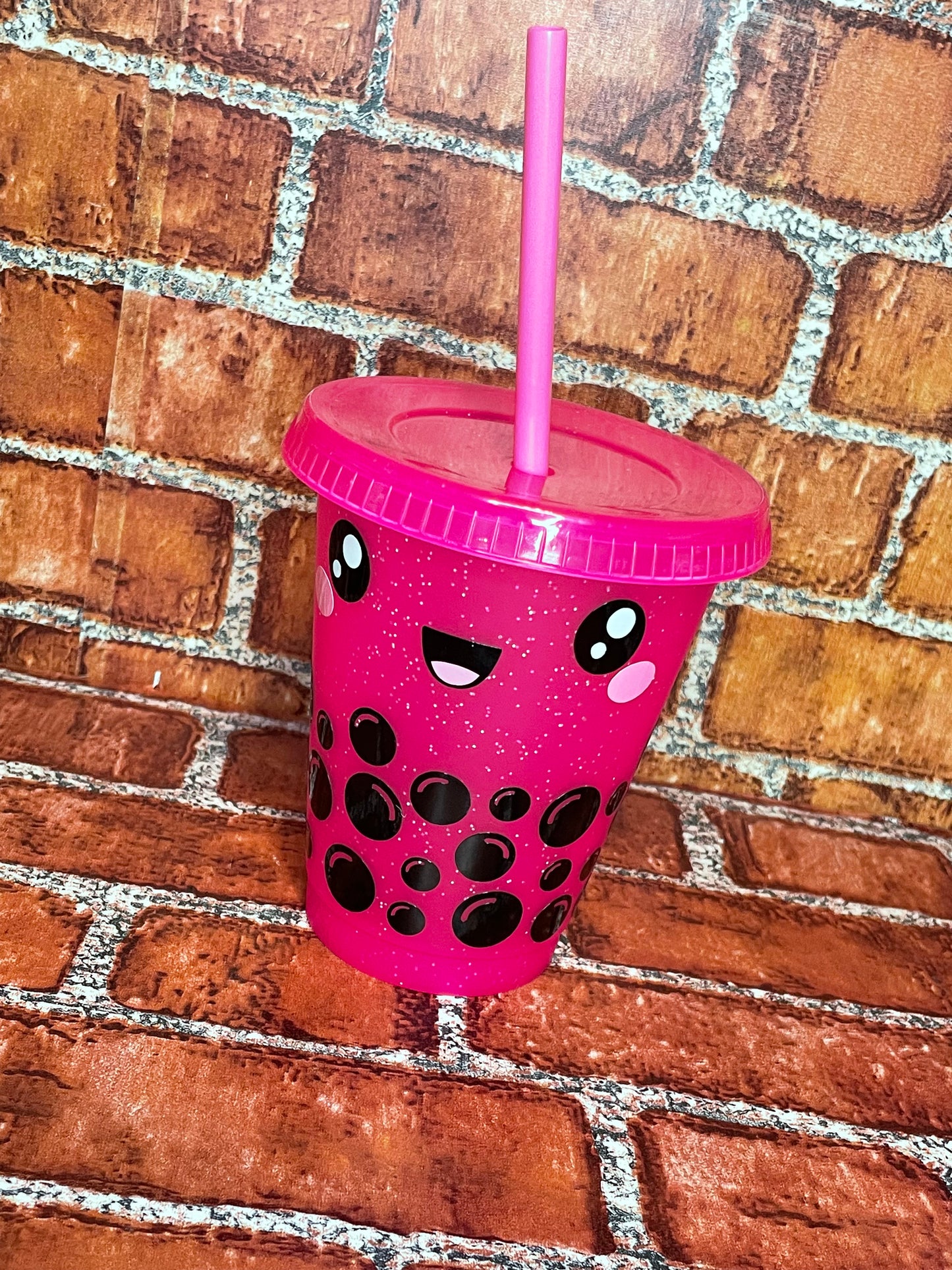 Bubble tea cold cup