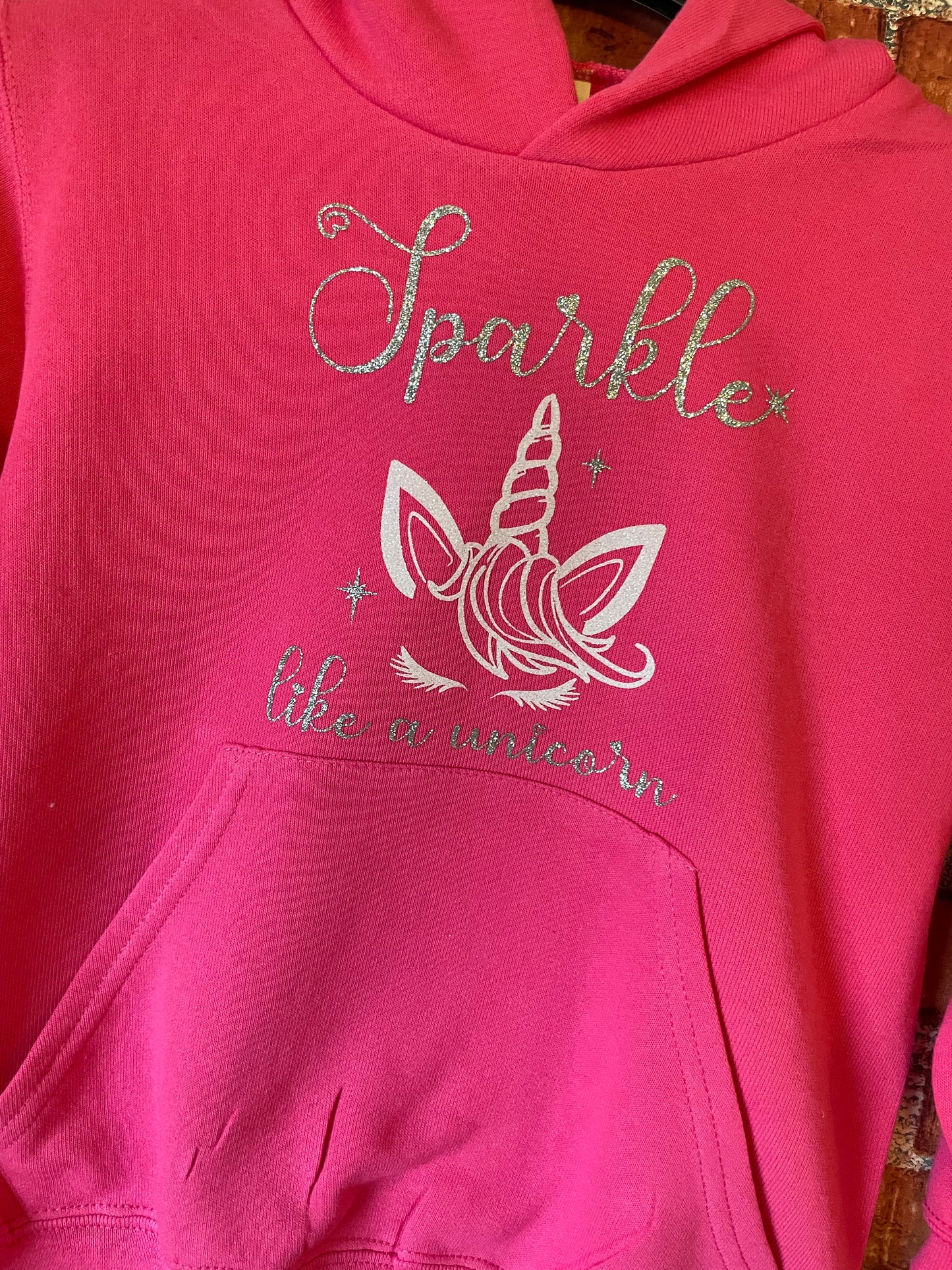 ‘Sparkle like a unicorn’ hoodie