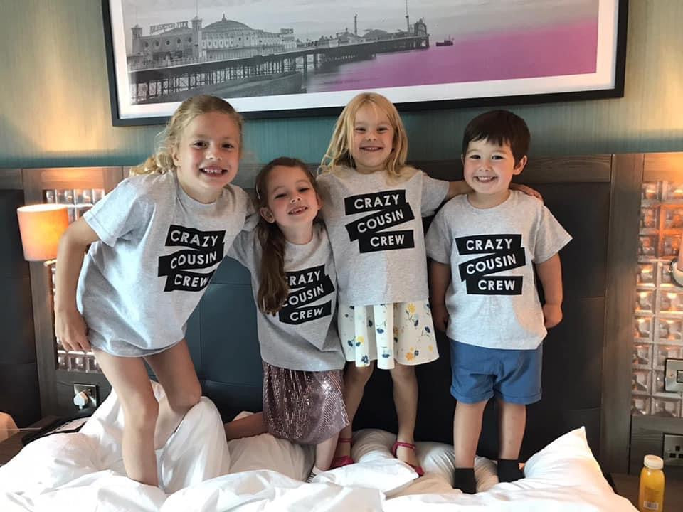 ‘Crazy Cousin Crew’ childrens t-shirts