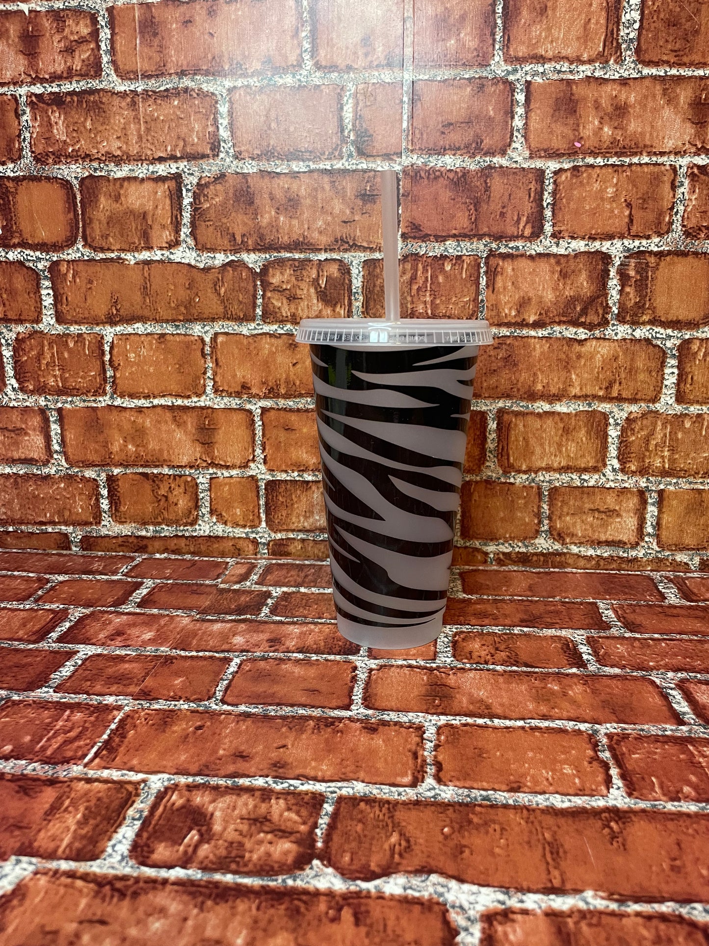 Zebra Print Cold Cup