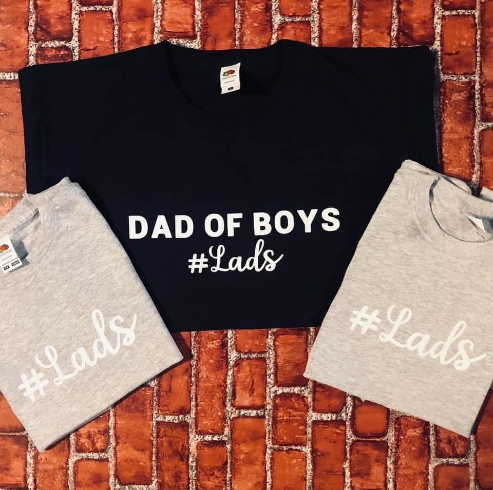 Dad of boys t-shirt