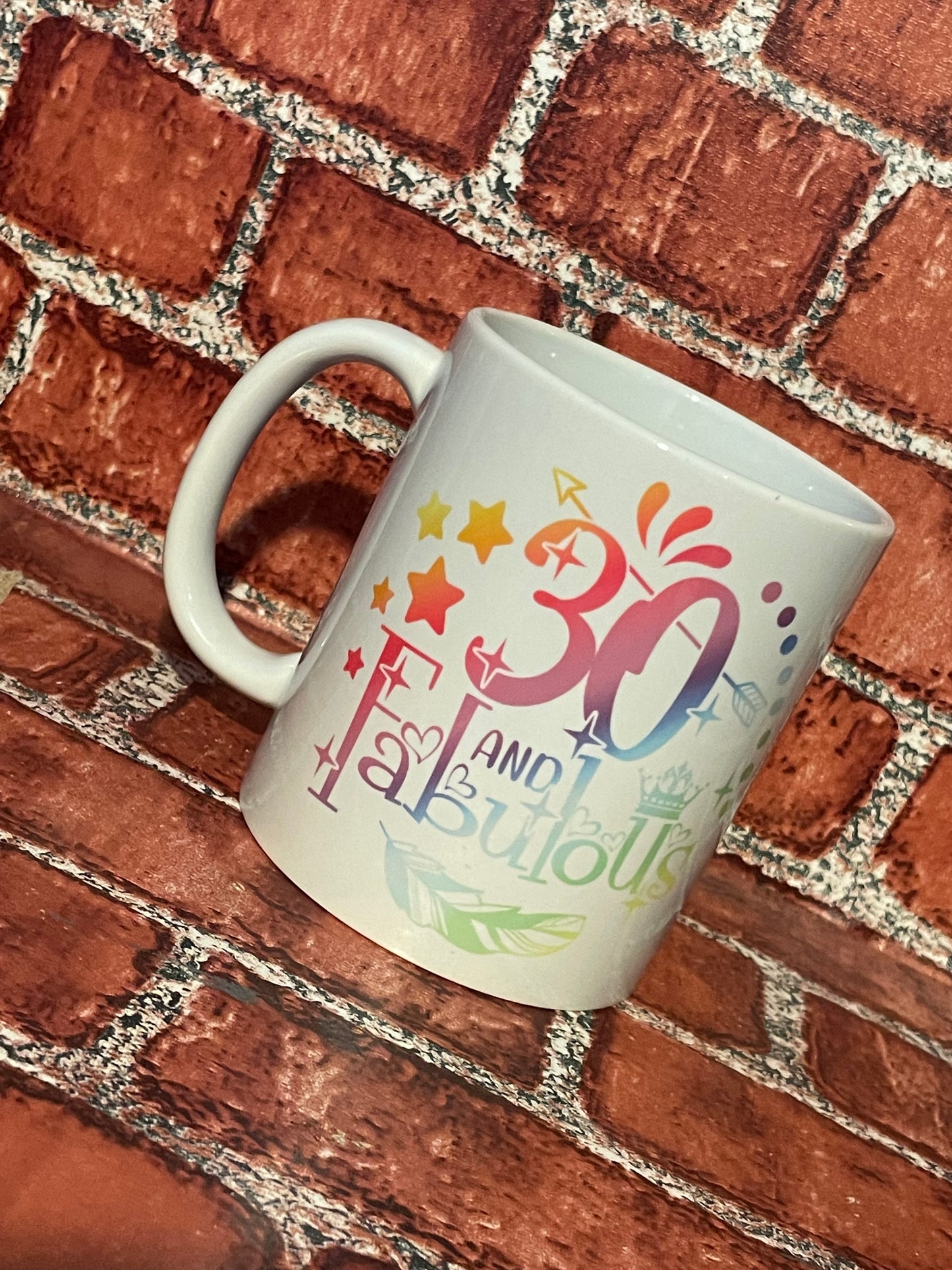 ‘30 and Fabulous’ mug