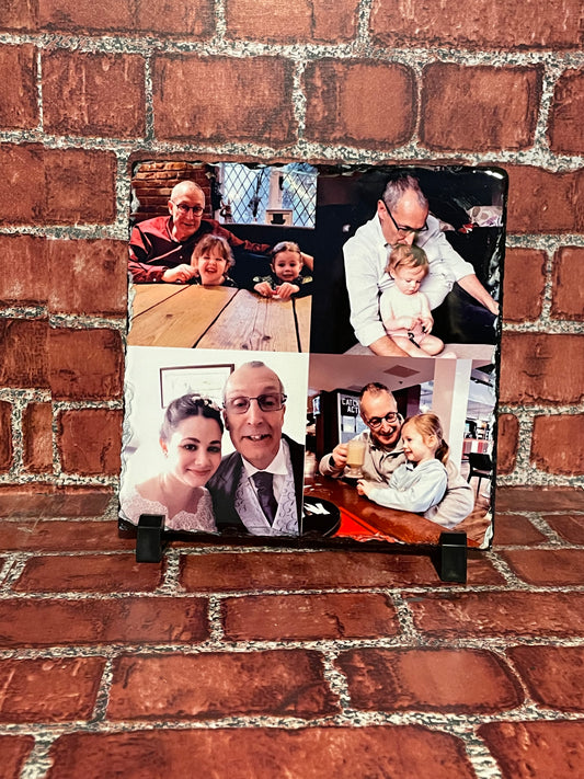 Square Photo Slate - Photo collage