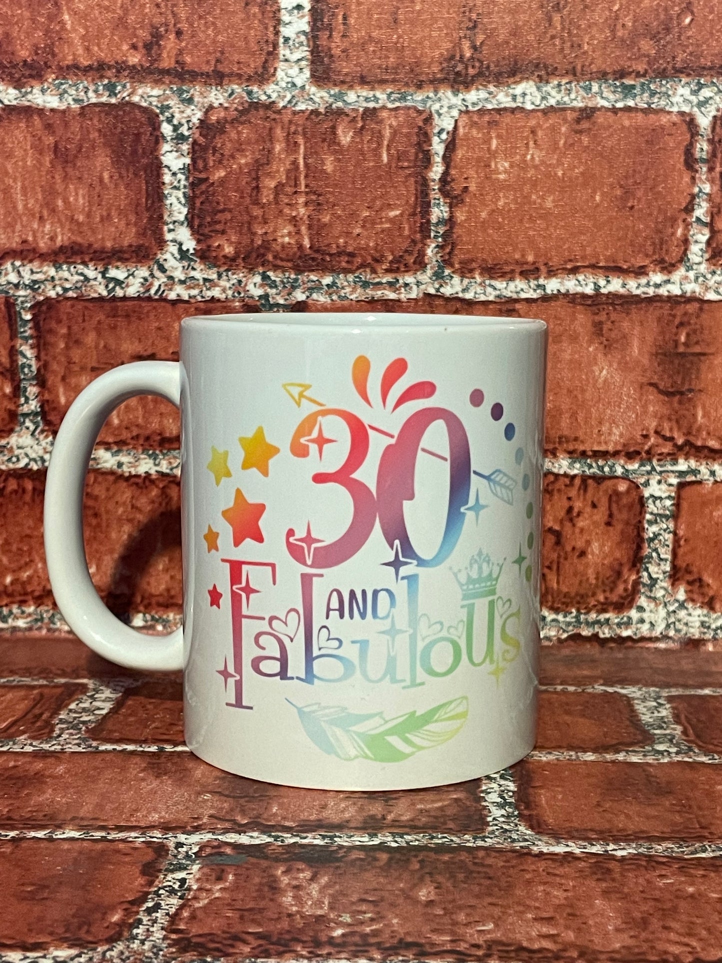 ‘30 and Fabulous’ mug