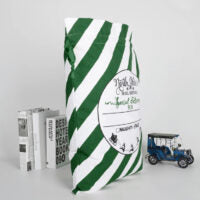 Green & White Stripe Santa Sacks